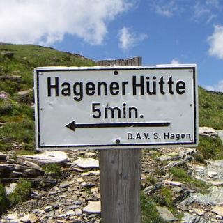 Hagener Hütte Start