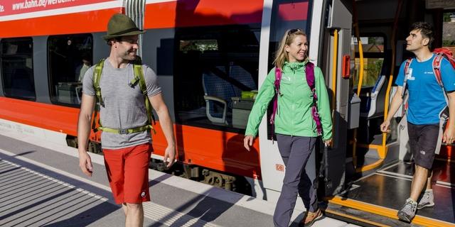 Alpenverein und Deutsche Bahn – ein starkes Team. Foto: DAV/Hans Herbig