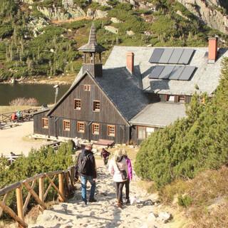 Alpenvereinshütten gibt’s hier nicht – aber Bauden sind auch praktische Gebäude. Foto: Swen Geißler