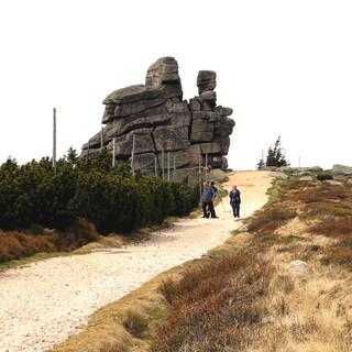 Sichtbar gereift sind die Felsen am Reifträger – sie tragen’s mit Fassung. Foto: Swen Geißler