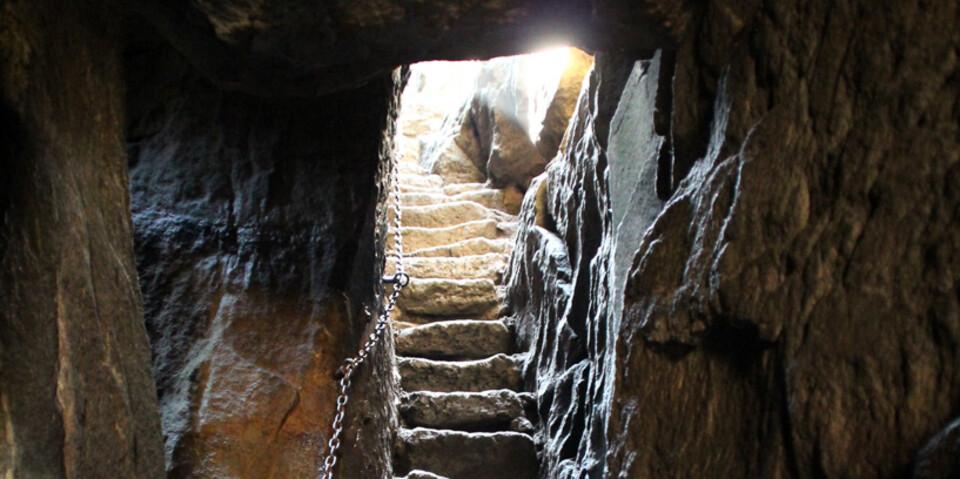 Diese Stufen an der Heuscheuer führen zu keinem Heuboden hinauf. Foto: Swen Geißler